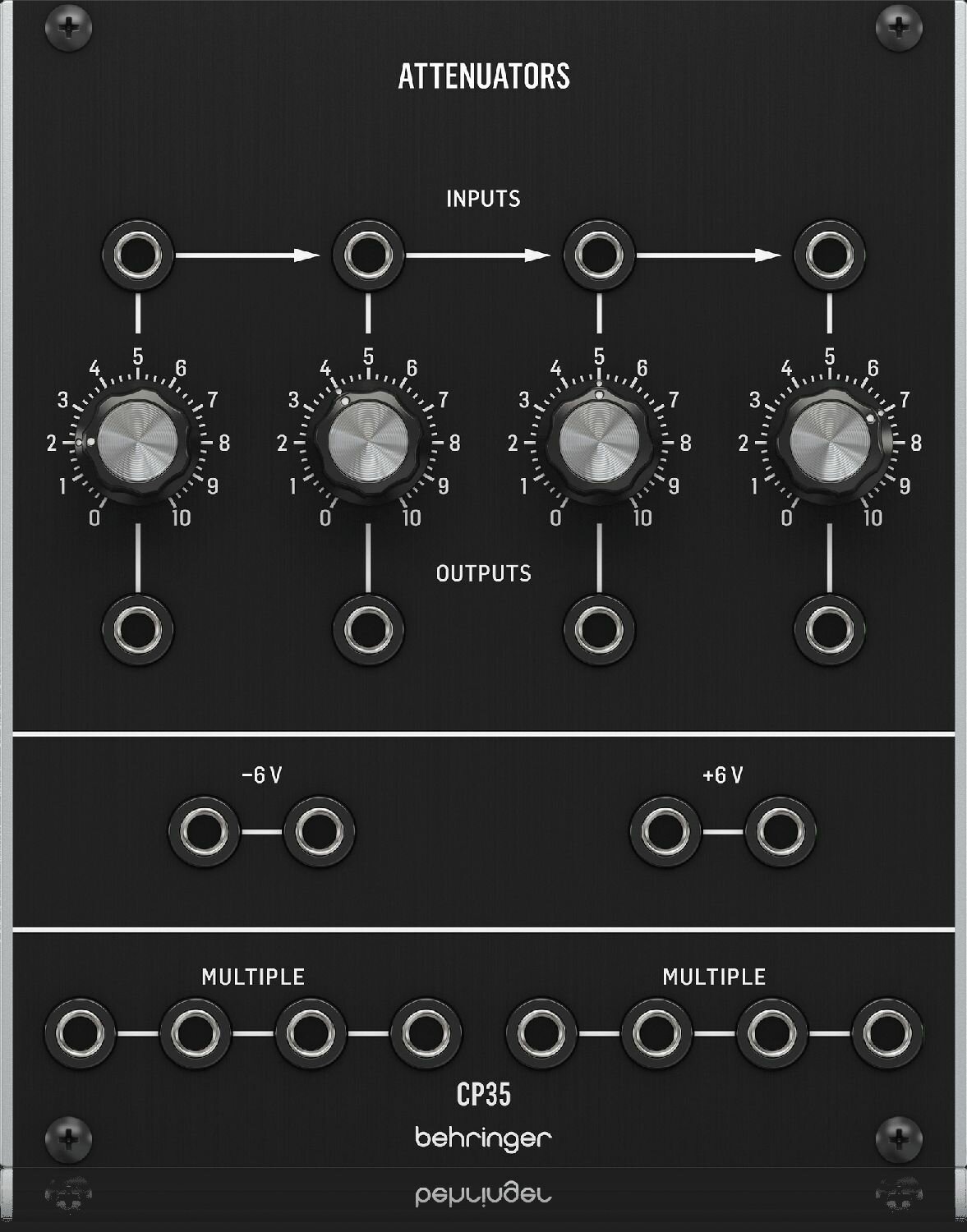 BEHRINGER CP35 ATTENUATORS модуль 4-канального пассивного аттенюатора