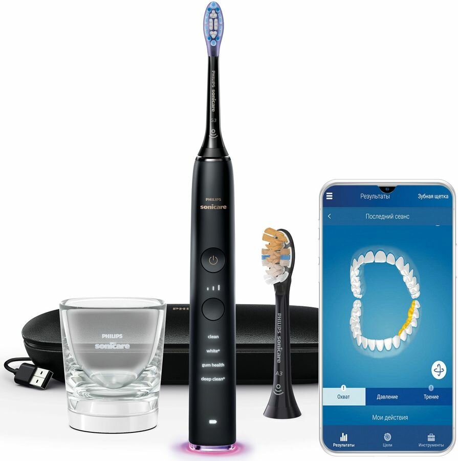 PHILIPS Электрическая звуковая зубная щетка Philips Sonicare DiamondClean Smart HX9917/89