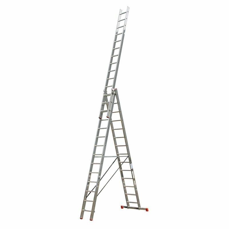 лестница трехсекционная KRAUSE TRIBILO 3х14 - фото №1