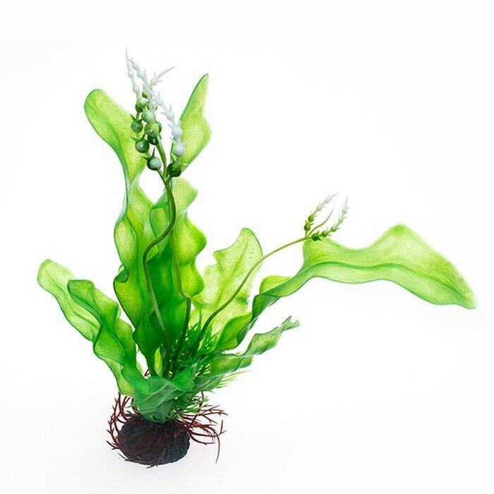 Растение для аквариума, Тритон, растение, пластмасса, R3803/8292, 23 см, 1 шт. - фотография № 1