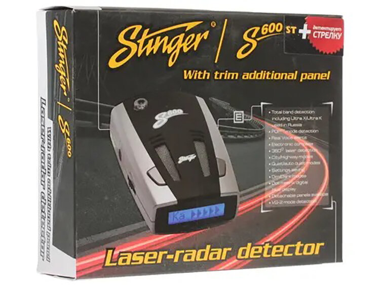 Радар детектор Stinger S600 ST Антистрелка