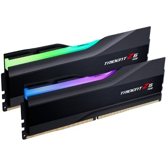 Оперативная память G.SKILL DDR5 TRIDENT Z5 RGB 32GB (2x16GB) 7600MHz CL36 (36-46-46-121) 1.4V Black (F5-7600J3646G16GX2-TZ5RK)