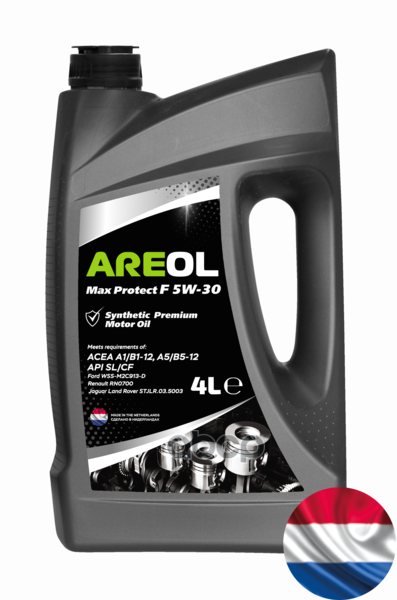 AREOL Areol Max Protect F 5W-30 (4L)_Масло Моторное! Синт Acea A5/B5, Api Sl/Cf, Ford Wss-M2c913-D