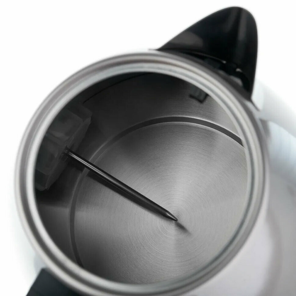 Чайник с термометром BRAYER BR1007, 1,7 л, 2200 Вт, закрытый нагревательный элемент, сталь, бежевый, 456048 - фотография № 4