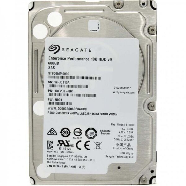 Жесткий диск Seagate ST600MM0009 600Gb 10000 SAS 25" HDD