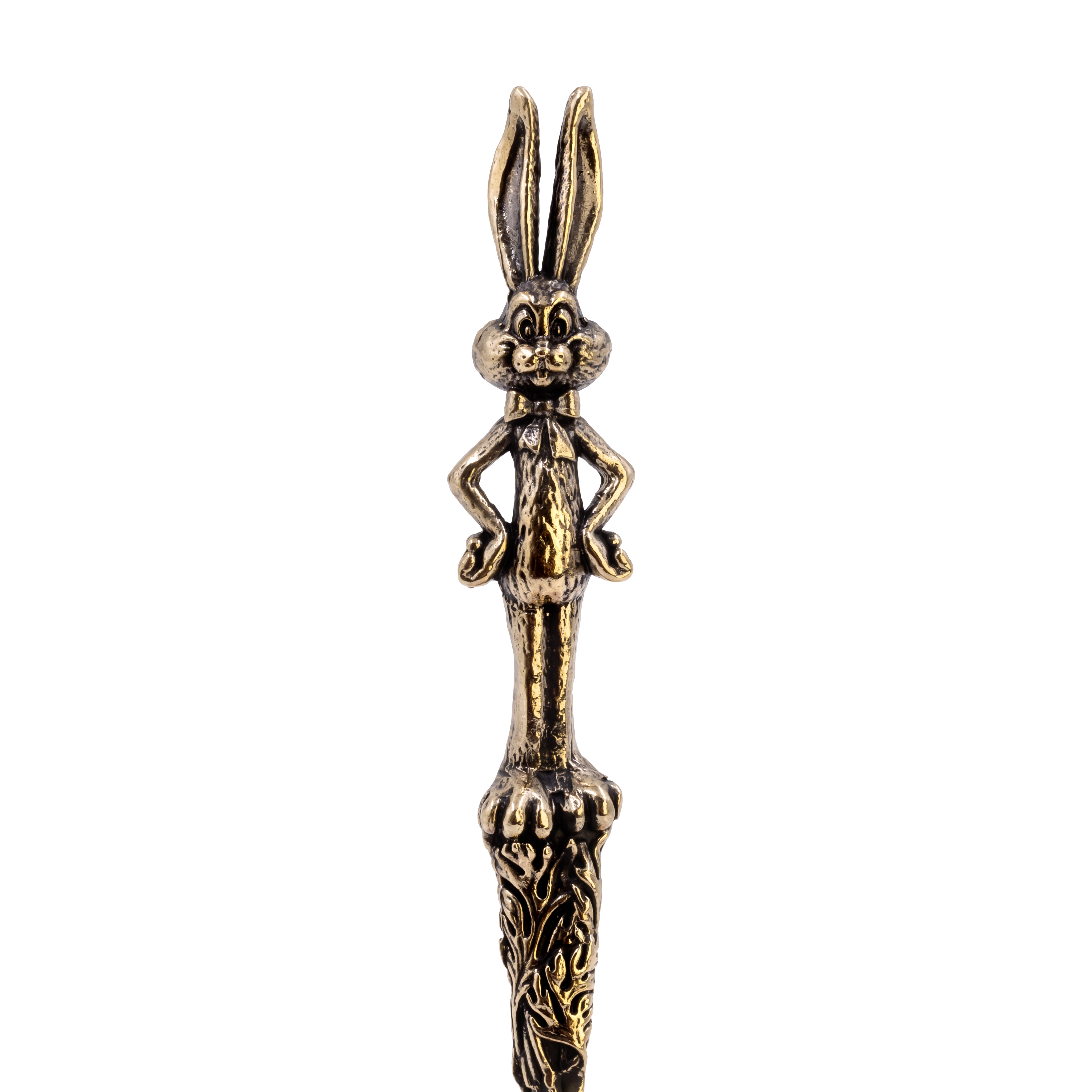 Коллекционная сувенирная ложка Кролик (ВхШхД 15х1х3) - фотография № 8