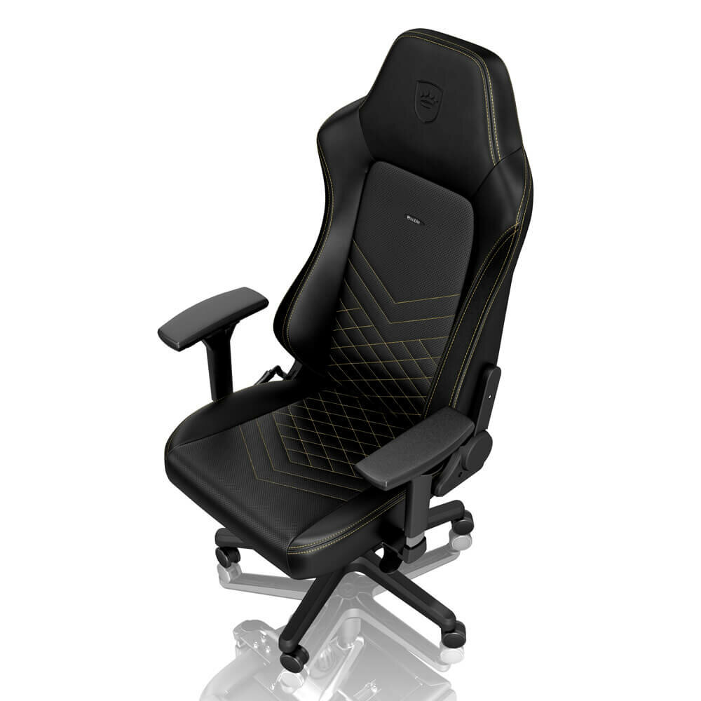 Игровое Кресло Noblechairs HERO (NBL-HRO-PU-GOL) PU Leather / black/gold - фотография № 4