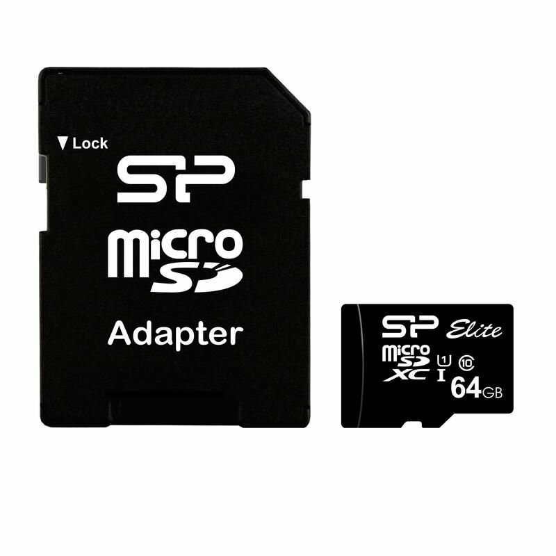 Карта памяти 64 ГБ microSDХC Silicon Power Elite SP064GBSTXBU1V10SP UHS-I U1