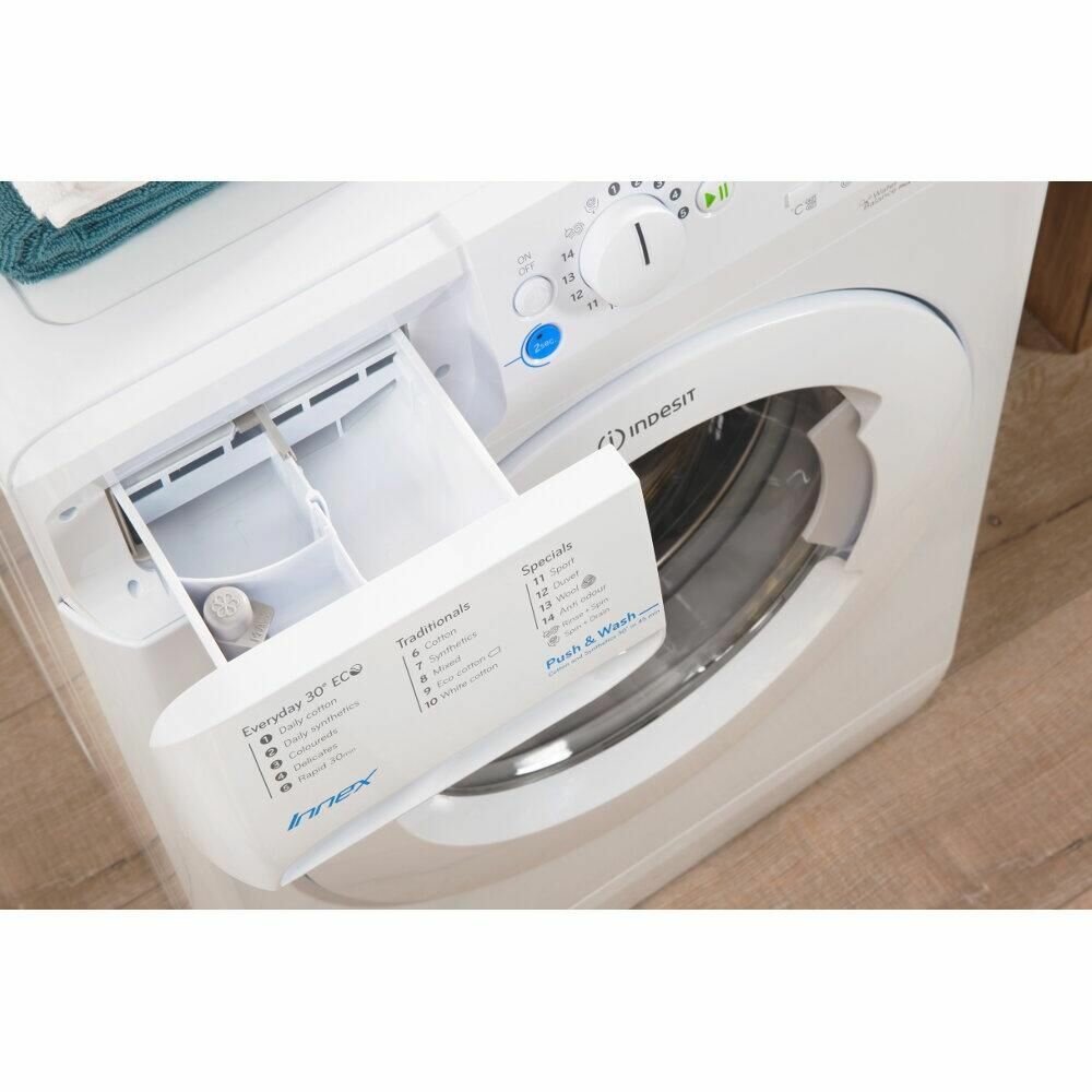 Стиральная машина Indesit BWSE 81082 L B белый - фотография № 5