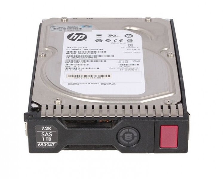 653947-001 HP Жесткий диск HP 1TB 7.2K 3.5 SAS SC [653947-001]
