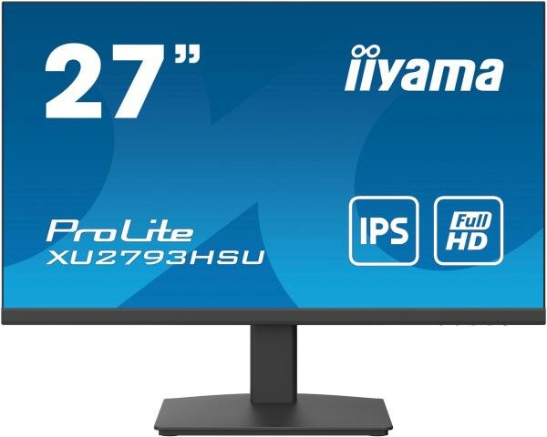 Монитор Iiyama 27 ProLite XU2793HSU-B4 черный IPS LED 4ms 16:9 HDMI M/M матовая 300cd 178гр/178гр 1920x1080 D-Sub DisplayPort FHD USB 4.6кг