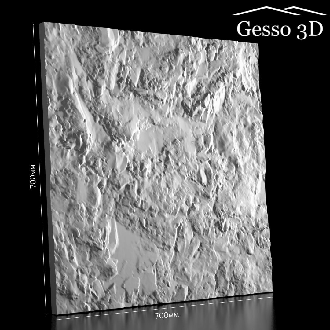 Гипсовая панель Gesso 3D cкалы 