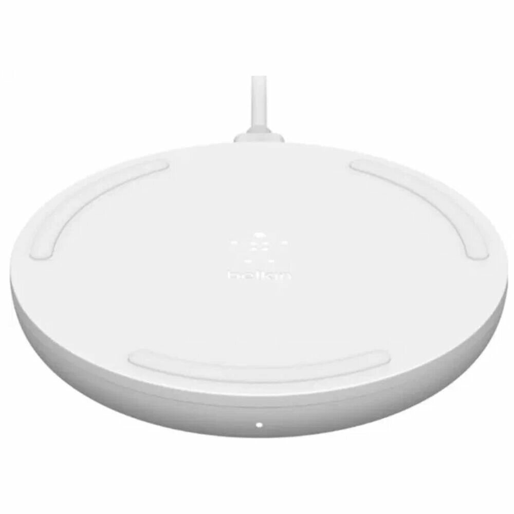 Беспроводная зарядная панель Belkin WIA001vfBK 15Вт + адаптер белый