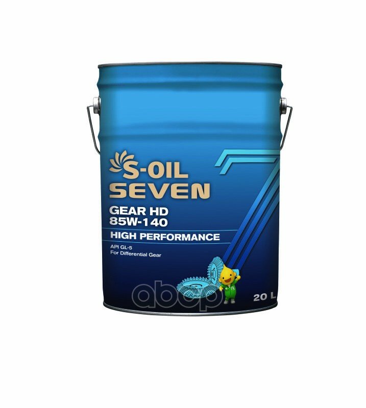 S-Oil 7 Gear Hd 85w140 Gl-5 (20л) S-Oil арт. E107799