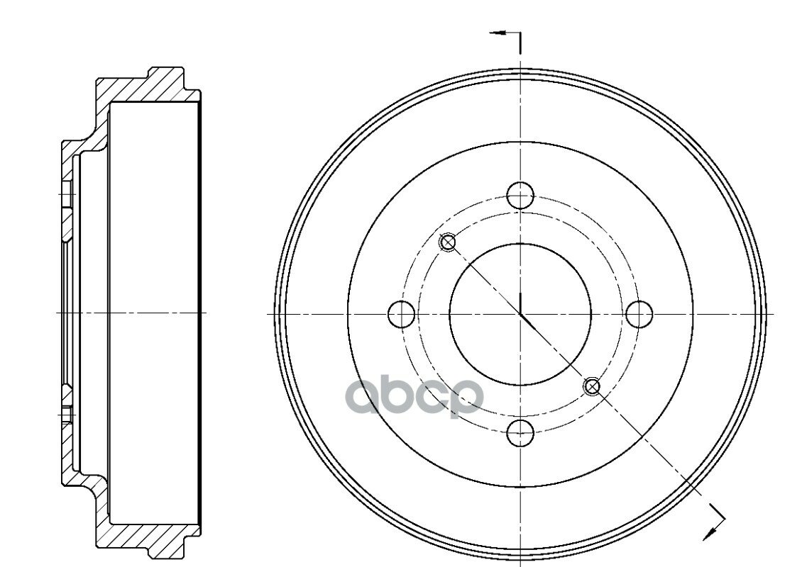 Барабан Тормозной G-Brake Gd-06313 G-BRAKE арт. GD06313