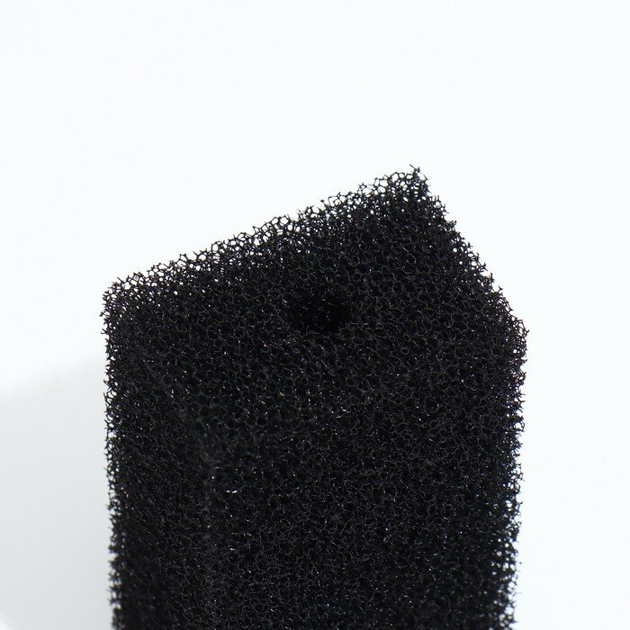 Губка прямоугольная для фильтра № 2, ретикулированная 30 PPI, 6 х 4 х 11 см, черная - фотография № 6