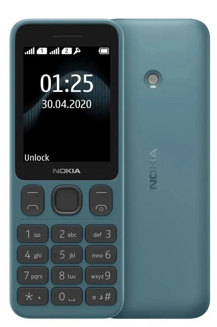 Мобильный телефон Nokia 125 синий (16GMNL01A01)