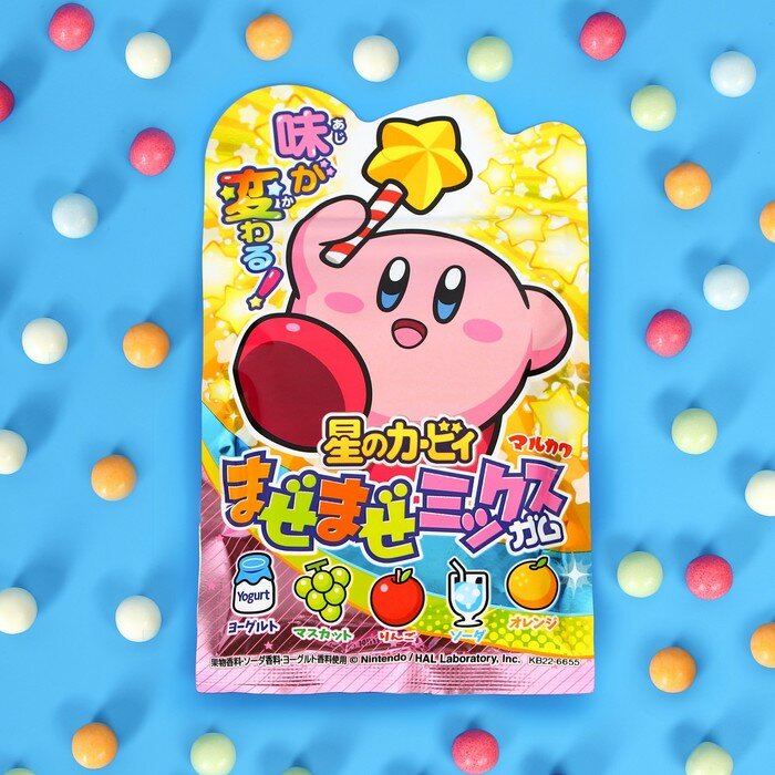 Жевательная резинка Marukawa Kirby Mix 5 вкусов, 47 г 10000471 - фотография № 1