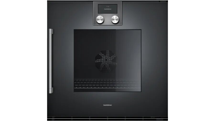 Электрический духовой шкаф Gaggenau BOP250101, антрацит, 60 см, навес двери справа - фотография № 4