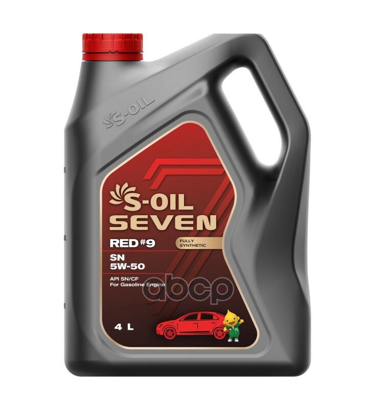 S-Oil Моторное Масло Seven Red9 5W50 Sn 4Л Синтетика