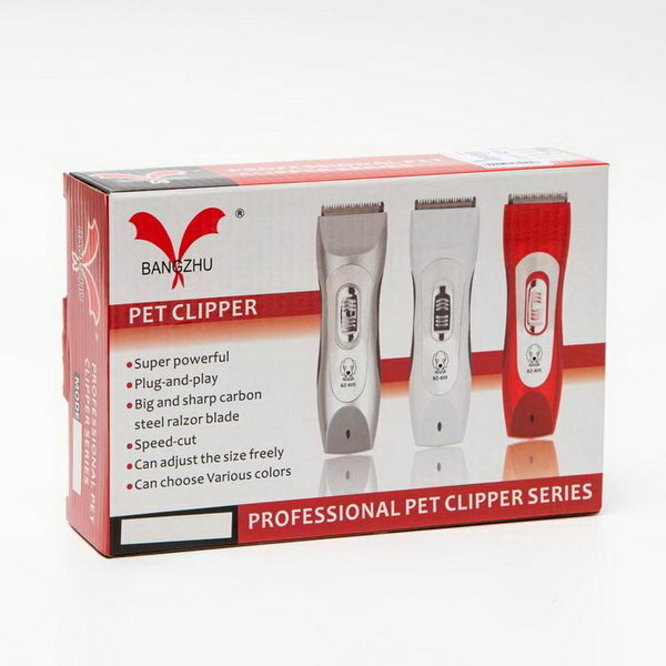 Машинка для стрижки Pet Clipper электрическая, 3 Вт, серая - фотография № 8