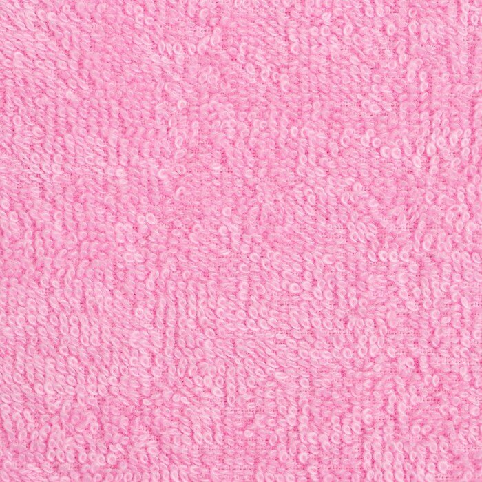 Полотенце махровое "Этель" 30х30 см, цвет ярко-розовый, 100% хлопок, 340 г/м2 - фотография № 3