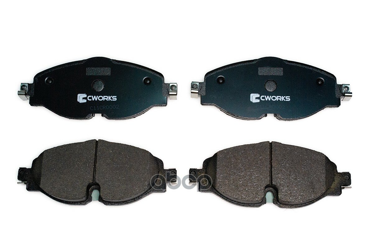 фото Тормозные Колодки Передние, Low Metallic (Замена Для C11cr0199) CWORKS арт. C11CR0002