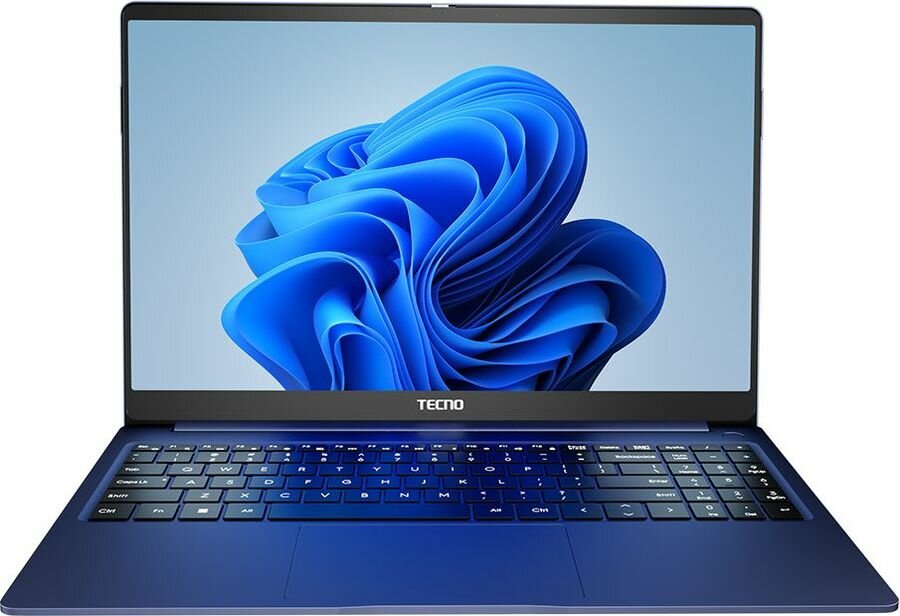 Ноутбук TECNO MegaBook T1, 15.6", IPS, Intel Core i5 1035G1 1.2ГГц, 16ГБ, 512ГБ SSD, Intel UHD Graphics , Ubuntu, темно-синий 71003300060