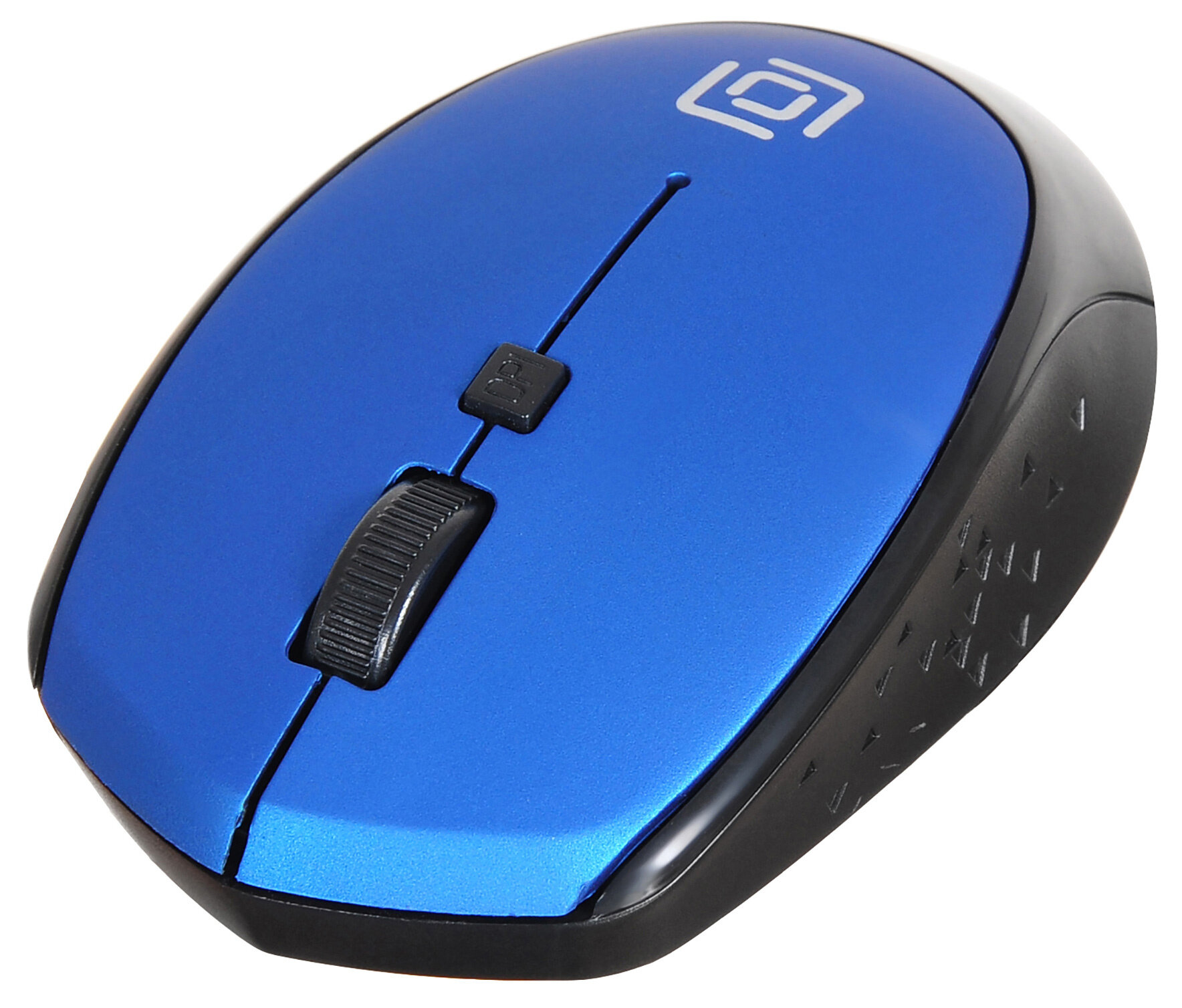 Мышь OKLICK 488MW, беспроводная, USB, синий и черный