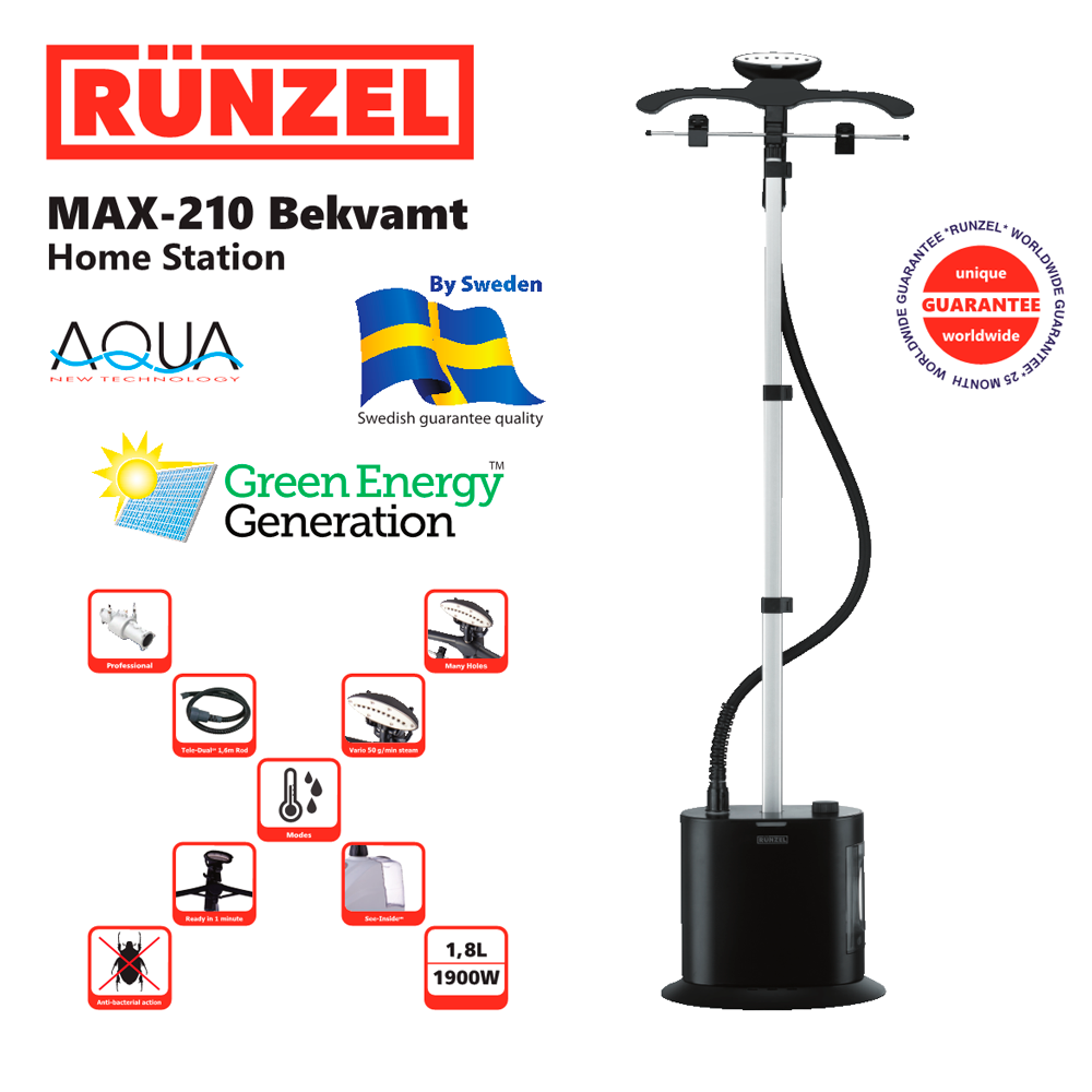 Отпариватель Runzel MAX-210 BEKVAMT - фотография № 1