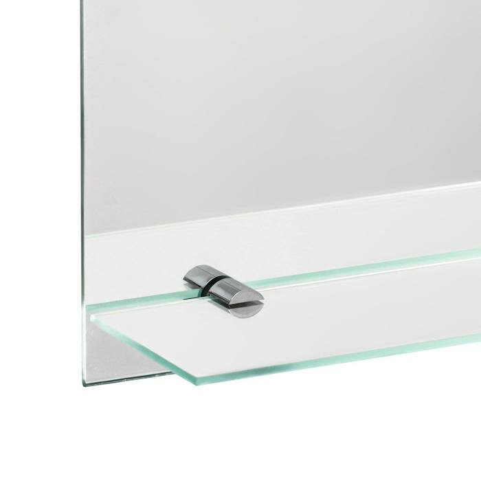 Зеркало «Ромб», с пескоструйной графикой, настенное, с полочкой, 40×60 см - фотография № 8