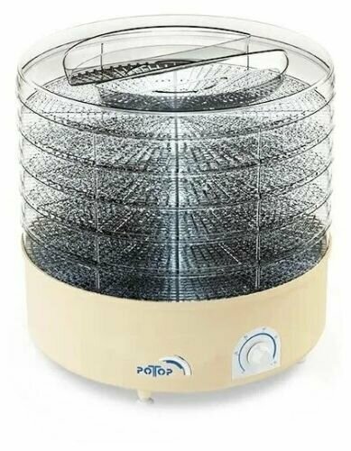 Сушка для фруктов и овощей Ротор СШ-002-06 5под. 520Вт прозрачный