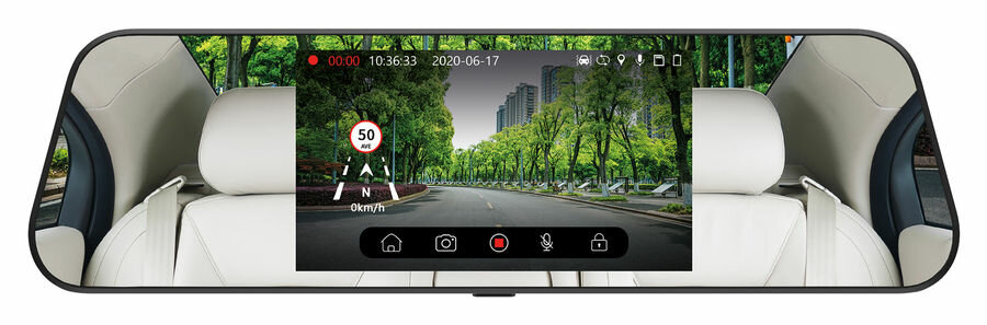 Видеорегистратор DIGMA FreeDrive 505 Mirror Dual черный