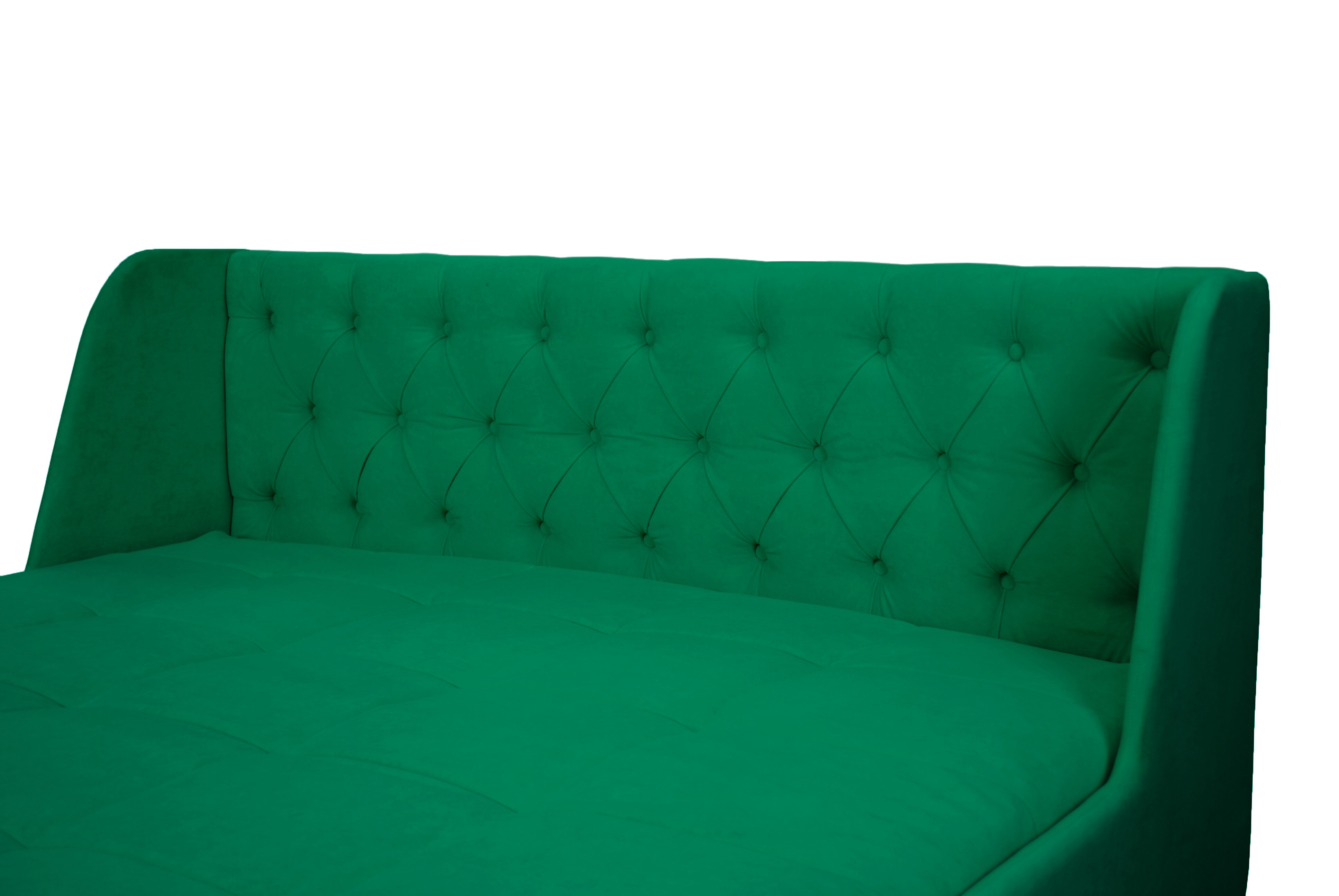 Диван раскладной Аккорд (140) цвет зеленый МФ Валерия - фотография № 8
