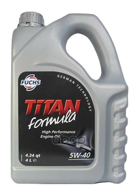 FUCHS Масло Моторное Titan Formula 5w40 4л