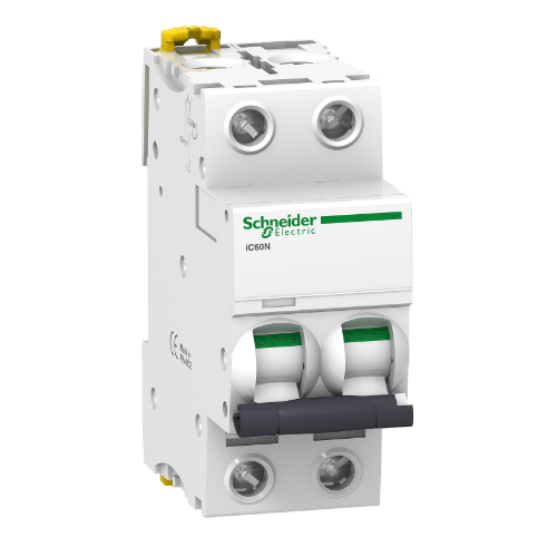 фото iC60N 2P 50А Автоматический выключатель 2-полюсный, 50А, 6кА (хар-ка C) Schneider Electric, A9F74250