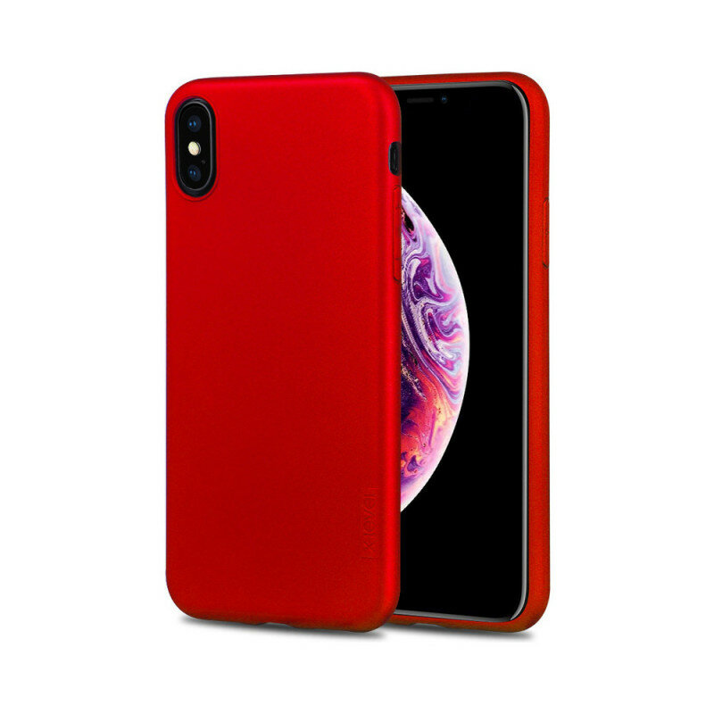 Чехол силиконовый для Apple iPhone XR чехол для айфона ХР (красный) с мягким покрытием внутри