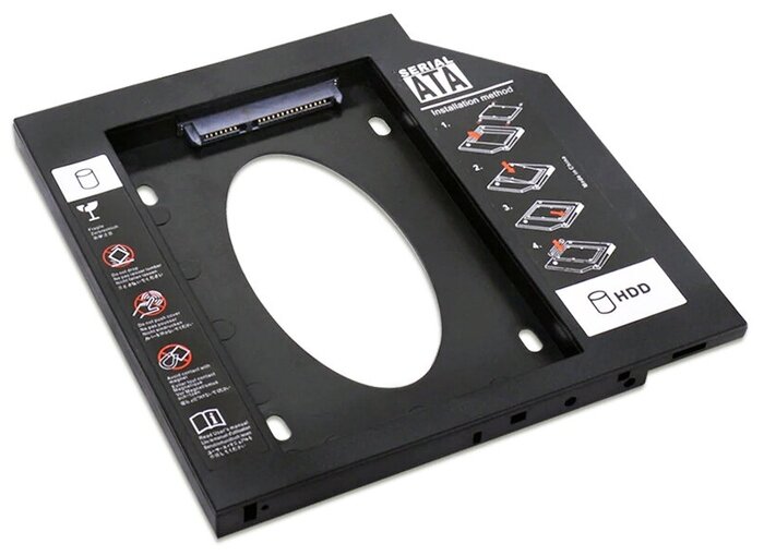 ORIENT Адаптер-салазки ORIENT UHD-2SC9PL для установки 2.5 SATA HDD/SSD в отсек Slim-привода SATA 9.5мм (oem)