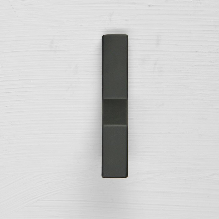 Крючок мебельный CAPPIO, однорожковый, цвет черный - фотография № 3