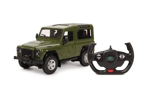 Машинка на радиоуправлении Rastar Land Rover Denfender (арт.78400), 1:14, зеленый