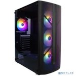 1STPLAYER Корпус 1STPLAYER FIREBASE X4 Black / ATX, TG / 4x120mm LED fans inc. / X4-BK-4F1 комбинированная расцветка - изображение