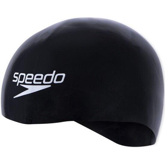 Шапочка для плавания Speedo 8-082163503-3503 полиамидовая FASTSKIN CAP AU BLACK/WHITE черный/белый, размер S