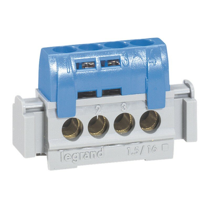 Legrand Клеммная колодка IP 2X - нейтраль - длина 47 мм 004840 1 шт.