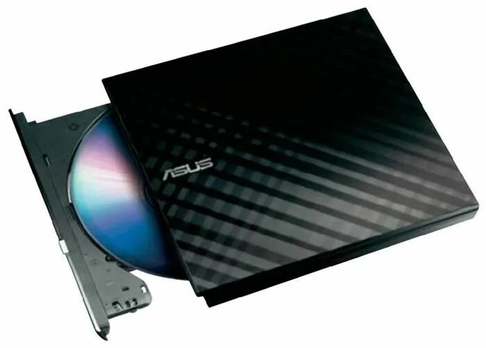 Внешний оптический привод DVD-RW Asus SDRW-08D2S-U LITE/BLK/G/AS, черный