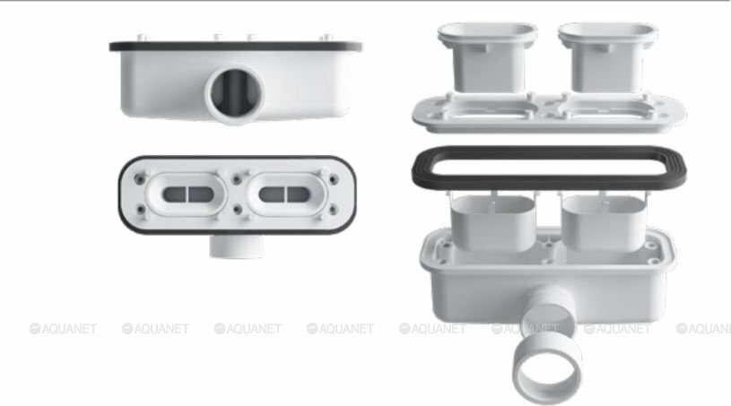 Сифон Vincea Vsph-D611 с гидрозатовром для поддонов