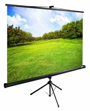 Экран Cactus 150x200см TriExpert 4:3 напольный рулонный черный