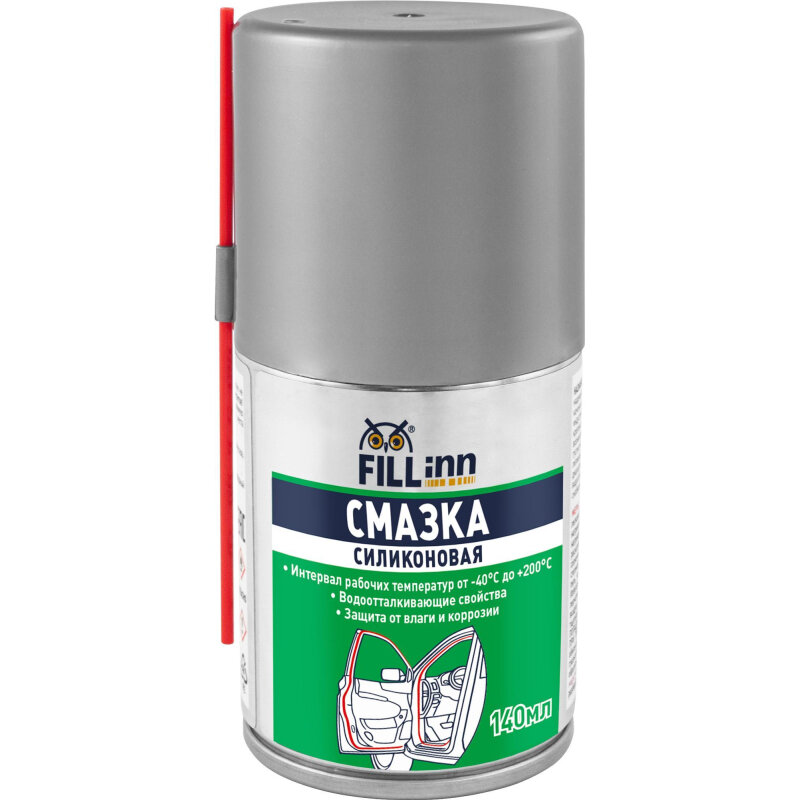 фото Смазка силиконовая FILL INN FL117 аэрозоль 140 мл, 1 шт.