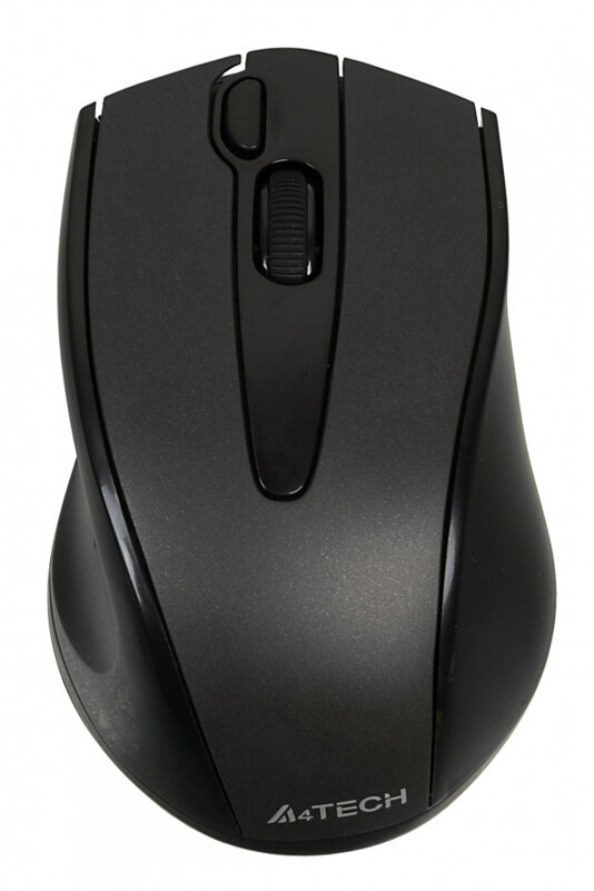 Мышь A4 V-Track G9-500F-1 черный оптическая (2000dpi) беспроводная USB1.1 для ноутбука (3but)