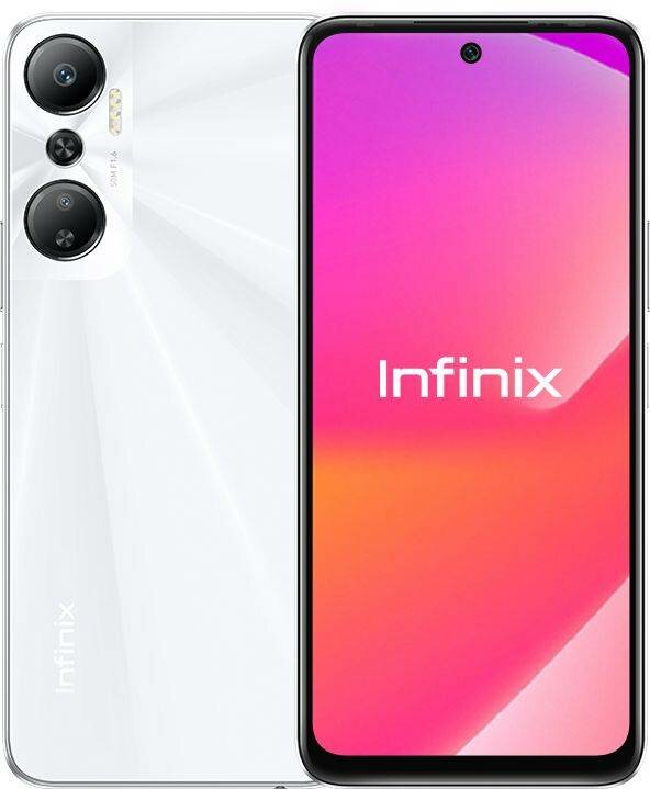 Смартфон Infinix Hot 20 X6826B 128ГБ, белый (10037076)