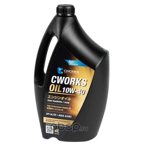 CWORKS OIL 10W-40 A3/B3, 4L CWORKS A130R4004